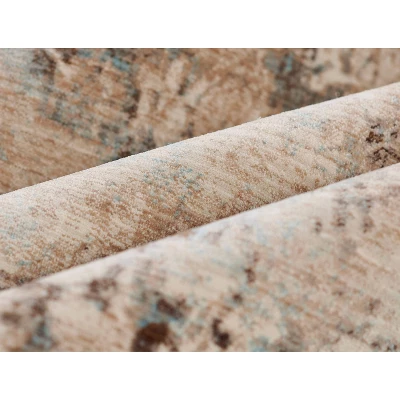 2'x3' Izmir Accent Rug Beige/Blue - Momeni 7 2'x3' Izmir Accent Rug Beige/Blue - Momeni - Image 5