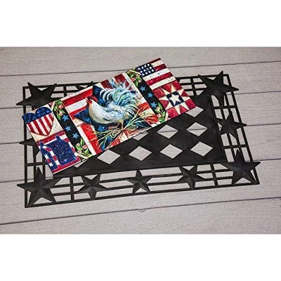 Evergreen Indoor Outdoor Patriotic 4th Of July Bundle Set Of 4 - Door Hanger Door Decor Truck Sassafras Doormat Frame And Sassafras Insert 8 Evergreen Indoor Outdoor Patriotic 4th Of July Bundle Set Of 4 - Door Hanger Door Decor Truck Sassafras Doormat Frame And Sassafras Insert - Image 6