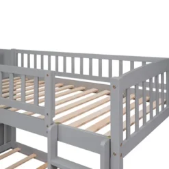 Stairway Twin Over Twin Bunk Bed With Two Drawers And Slide-ModernLuxe 25 Stairway Twin Over Twin Bunk Bed With Two Drawers And Slide-ModernLuxe -Safavieh Shop GUEST 8279475d fac0 4ffc a868 f1a1581c6909