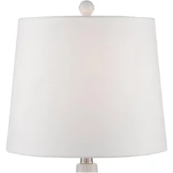 360 Lighting Jane Modern Table Lamps 25" High Set Of 2 White Ceramic Fabric Drum Shade For Bedroom Living Room House Bedside Nightstand Office Family -Safavieh Shop GUEST 82c4edcf 4def 4b2f a23b f414bb37ad09