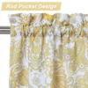 Trinity Paisley Floral Kitchen Tier Curtains For Bathroom Cafe Bedroom -Safavieh Shop GUEST 82eb5ee1 d916 468e a6ce 04cc0f2ffda4