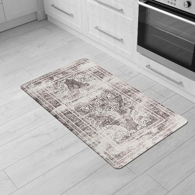 World Rug Gallery Distressed Traditional Anti-Fatigue Standing Mat 6 World Rug Gallery Distressed Traditional Anti-Fatigue Standing Mat - Image 4