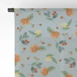 Ninola Design Citrus Fruits Summer Blue 84" X 50" Single Panel Sheer Window Curtain - Deny Designs 9 Ninola Design Citrus Fruits Summer Blue 84" X 50" Single Panel Sheer Window Curtain - Deny Designs -Safavieh Shop GUEST 844f17ed f293 4c8b a45a ad6f6ccfdf25