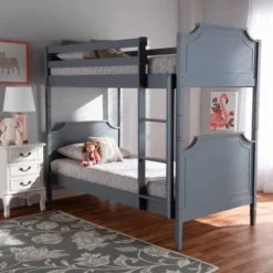 Twin Mariana Wood Bunk Bed Gray - Baxton Studio 10 Twin Mariana Wood Bunk Bed Gray - Baxton Studio -Safavieh Shop GUEST 84c2aee3 4a51 4727 813c 683b8cf0a40d