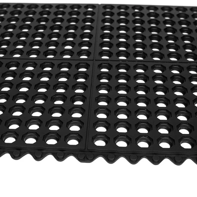 BirdRock Home 4 Pc Indoor Outdoor Drainage Utility Mat - 20 X 24" - Black 3 BirdRock Home 4 Pc Indoor Outdoor Drainage Utility Mat - 20 X 24" - Black