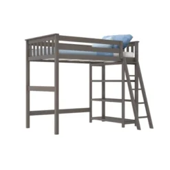 Max & Lily Twin-Size High Loft Bed With Bookcase -Safavieh Shop GUEST 881ea3b5 35bc 4d8f bae4 d274207b8945