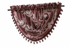 Regal Home Custom Scroll Sheer Voile Waterfall Window Curtain Valances -Safavieh Shop GUEST 884b1434 7594 46f1 9290 a306f4f97da8