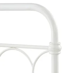 Twin Caledonia Metal Bed Antique White - Inspire Q -Safavieh Shop GUEST 88ab8add 8931 4613 9d28 29d2f00fd68d