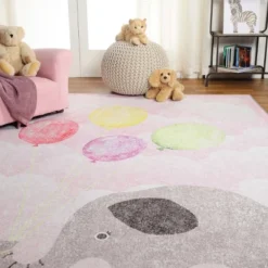 Nursery Elephant Colorful Kids Playroom Indoor Area Rug By Blue Nile Mills -Safavieh Shop GUEST 896df1d5 ec55 4ace ba5e 1e2194d63025