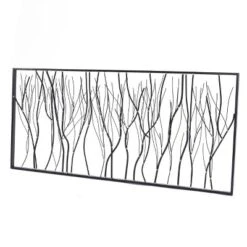 LuxenHome Black Abstract Trees Rectangular Metal Wall Decor -Safavieh Shop GUEST 8a4b6dcf 7475 464f 95d0 538791f5817e
