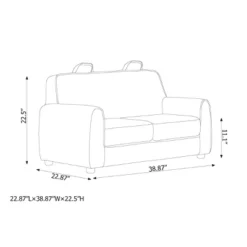 Upholstered Kids' Sofa Gray - Pillowfort™ -Safavieh Shop GUEST 8bd0e36e 147c 4c1d bcfb 73703a97ebdd