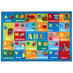 World Rug Gallery Kids Educational Learning Alphabet Symbols Non Slip Area Rug -Safavieh Shop GUEST 8e77bc9d d6df 43d3 912d dbdd99d6b2e1