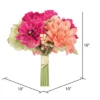 Vickerman 10" Artificial Polyester Pink, Orange, And Green Poppy And Dahlia Mixed Stem Bundle -Safavieh Shop GUEST 8ee62091 377d 42c5 9d3e fcbd6f8ade01