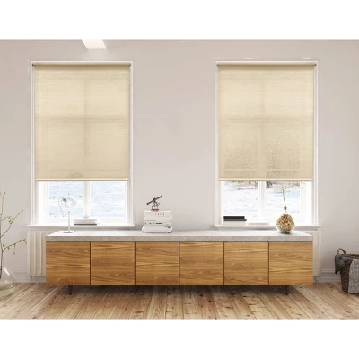 1pc Light Filtering Natural Roller Window Shade - Lumi Home Furnishings 6 1pc Light Filtering Natural Roller Window Shade - Lumi Home Furnishings - Image 4