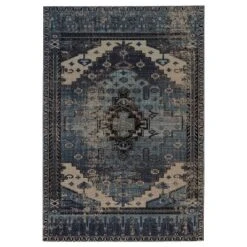 Cicero Indoor/Outdoor Medallion Area Rug Blue/Gray - Jaipur Living -Safavieh Shop GUEST 900087ea 705c 4f66 8003 5b13dfa532dc