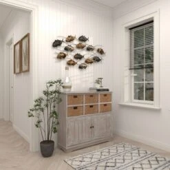 24" X 45" Metal Fish Indoor Outdoor Wall Decor Multi Colored - Olivia & May -Safavieh Shop GUEST 90941f5b 93a7 4a1a a2f7 3cee59300419