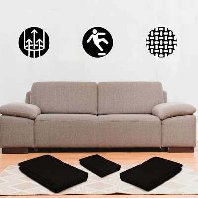 Nevlers Non-Slip Grip Pad For Rugs 5'x7' - Black 6 Nevlers Non-Slip Grip Pad For Rugs 5'x7' - Black - Image 4