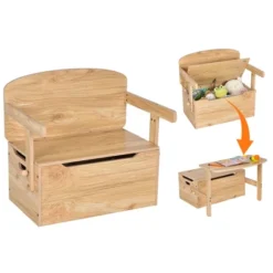 Costway 3-in-1 Kids Convertible Storage Bench Wood Activity Table And Chair Set -Safavieh Shop GUEST 911754d2 badc 4442 bd89 66735d73d522