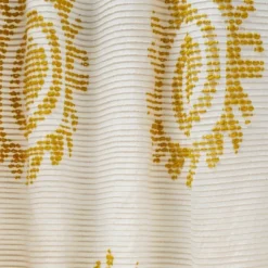 1pc 50"x84" Light Filtering Jacquard Curtain Panel Gold - Opalhouse™ Designed With Jungalow™ -Safavieh Shop GUEST 914fca59 4940 4a38 977a d369d522b944