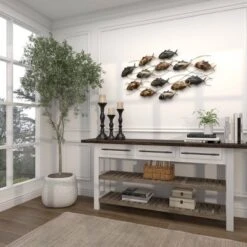 24" X 45" Metal Fish Indoor Outdoor Wall Decor Multi Colored - Olivia & May -Safavieh Shop GUEST 924472bf 90bd 4586 909b 91743076f062