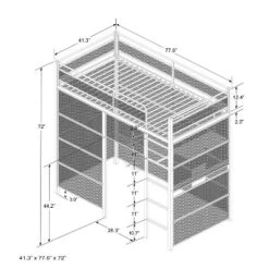 Twin Battle Den Gaming Bunk Bed With TV Mount Black - X Rocker 25 Twin Battle Den Gaming Bunk Bed With TV Mount Black - X Rocker -Safavieh Shop GUEST 927971a8 db05 42da 8978 dca43b526706