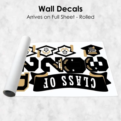Big Dot Of Happiness Law School Class Of 2023 Graduation Party Wall Decals Set Of 20 6 Big Dot Of Happiness Law School Class Of 2023 Graduation Party Wall Decals Set Of 20 - Image 4