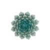 Metal Floral Wall Decor Teal - Olivia & May