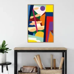 22" X 33" Wake Up And Be Bold By Megan Gallagher Framed Canvas Wall Art Light Brown - Amanti Art -Safavieh Shop GUEST 952b20e8 9ec7 4c3e b88e a0b18c519498