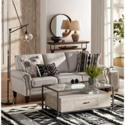 360 Lighting Bentley Rustic Farmhouse Table Lamp 29" Tall Brown Leaf Textured Hammered Pot Off White Empire Shade For Bedroom Living Room House Home -Safavieh Shop GUEST 9562c754 dfbf 4c78 a660 e6deeae4979f