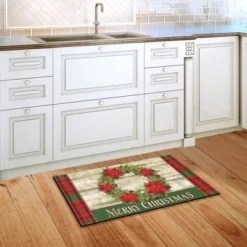 Poinsettia Wreath Christmas Doormat Plaid Indoor Outdoor 30" X 18" Briarwood Lane 7 Poinsettia Wreath Christmas Doormat Plaid Indoor Outdoor 30" X 18" Briarwood Lane -Safavieh Shop GUEST 95b66ed7 327f 4527 9c63 4e9dde60fe80