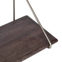 24" X 8" Palone Wood And Metal Decorative Wall Shelf Gray - Kate & Laurel All Things Decor -Safavieh Shop GUEST 96ce6be4 e1f4 4097 881f fead9ebf818c