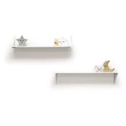 36" Topsy Turvey 2 In 1 Kids' Shelf With Brackets For Underneath Or Facing Upward White - InPlace -Safavieh Shop GUEST 97688958 f68b 495b a169 a3e5a00d2b5e