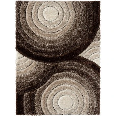 Luxe Weavers Shag Geometric Area Rug, Modern, Stain Resistant, Easy Indoor Rugs For Bedroom, Living Room 3 Luxe Weavers Shag Geometric Area Rug, Modern, Stain Resistant, Easy Indoor Rugs For Bedroom, Living Room