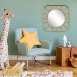 Bamboo Square Kids' Mirror - Pillowfort™ -Safavieh Shop GUEST 99a249e2 98b5 435c a932 7b528c78c6c6