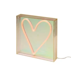 Teen Iridescent Heart Acrylic Box Novelty Table Lamp Pink - West & Arrow -Safavieh Shop GUEST 99fa80ef ff4b 44fd b996 92afcb093663