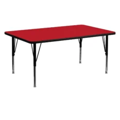 Flash Furniture 24''W X 60''L Rectangular HP Laminate Activity Table - Height Adjustable Short Legs -Safavieh Shop GUEST 9a603693 23d7 4d4d 8a7c 9d9fc627908e