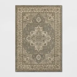 Medallion Jewel Boarder Persian Rug Cream/Gray - Threshold™ -Safavieh Shop GUEST 9c6255e0 5b41 4a38 97f4 48ea4bed8943