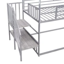 Twin Over Twin Metal Bunk Bed House Bed With Slide And Staircase-ModernLuxe -Safavieh Shop GUEST 9f480335 40d7 40a4 acd7 fe00345cefa3