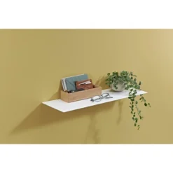 24" Dolle Katana Floating Metal Shelf White -Safavieh Shop GUEST 9f75a2ff 0b93 434b a07a df8df151a061