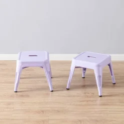 Harper & Hudson Set Of 2 Kids' Metal Stools - ACEssentials -Safavieh Shop GUEST a025d4b8 ac14 4fa8 b46e 2e587f03329a