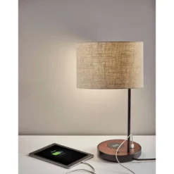 19.5" Oliver Charge Table Lamp Black - Adesso 16 19.5" Oliver Charge Table Lamp Black - Adesso -Safavieh Shop GUEST a06b5016 b501 48c2 9405 f787c6c6eb0d