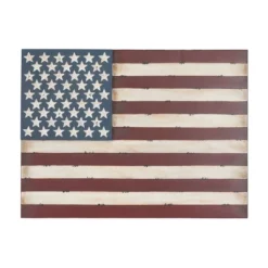 Metal Vintage Rectangular American Flag Wall Decor - Olivia & May -Safavieh Shop GUEST a1a02cca adb4 4d94 9b5b 52eacf0ea42b