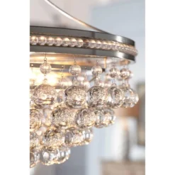 Vienna Full Spectrum Wohlfurst Brushed Nickel Pendant Chandelier 20 1/4" Wide Clear Crystal 5-Light Fixture For Dining Room House Foyer Kitchen Island 14 Vienna Full Spectrum Wohlfurst Brushed Nickel Pendant Chandelier 20 1/4" Wide Clear Crystal 5-Light Fixture For Dining Room House Foyer Kitchen Island -Safavieh Shop GUEST a1dd62e4 c702 4237 9968 8d38cc77eb51