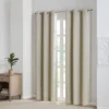 Set Of 2 Aljed Solid Blackout Triple Weave Grommet Top Curtain Panel Beige -Safavieh Shop GUEST a25e75b4 504d 477c a108 de9d1b700c23