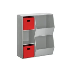 3pc Kids' Floor Cabinet With 2 Bins Set - RiverRidge Home -Safavieh Shop GUEST a27dd24f e2ea 4095 8238 be52e025741d