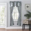 Ellis Curtain Lexington Leaf Pattern On Colored Ground Scallop Valance 58"x15" Blue -Safavieh Shop GUEST a35c3aa1 cd6c 409e b0fc b2c20df94fca