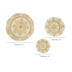 Set Of 3 Rattan Plate Woven Basket Wall Decors - Olivia & May -Safavieh Shop GUEST a44a395a 82d4 446f 8bbf 6bd07a742516