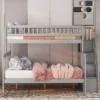Twin Over Full Stairway Bunk Bed With Storage-ModernLuxe -Safavieh Shop GUEST a451c85c e01e 4430 b972 c9717e72f30f