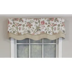 Gianna Glory 3in Rod Pocket Layered Window Valance 50in X 16in By RLF Home -Safavieh Shop GUEST a4da7d64 7515 4c47 9097 66294a99d15f