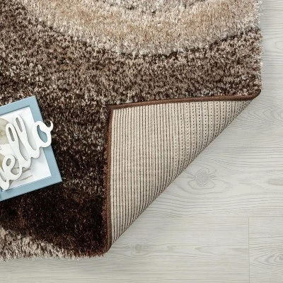 Luxe Weavers Shag Geometric Area Rug, Modern, Stain Resistant, Easy Indoor Rugs For Bedroom, Living Room 6 Luxe Weavers Shag Geometric Area Rug, Modern, Stain Resistant, Easy Indoor Rugs For Bedroom, Living Room - Image 4